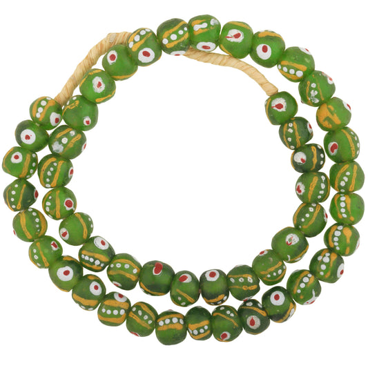 Translucent Powder Glass Beads - African Trade Beads From Ghana