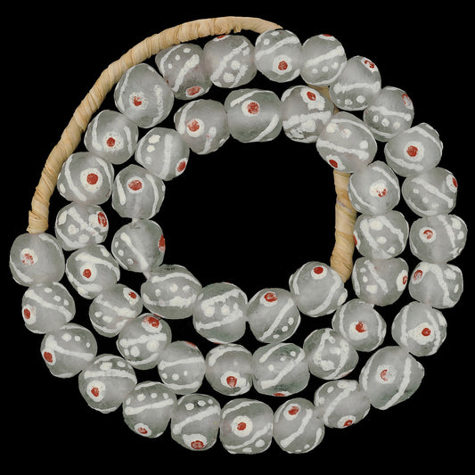 Translucent African Trade Beads - Recycled Powder Glass From Ghana