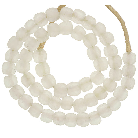 Translucent Krobo Glass Beads - African Handmade In Ghana