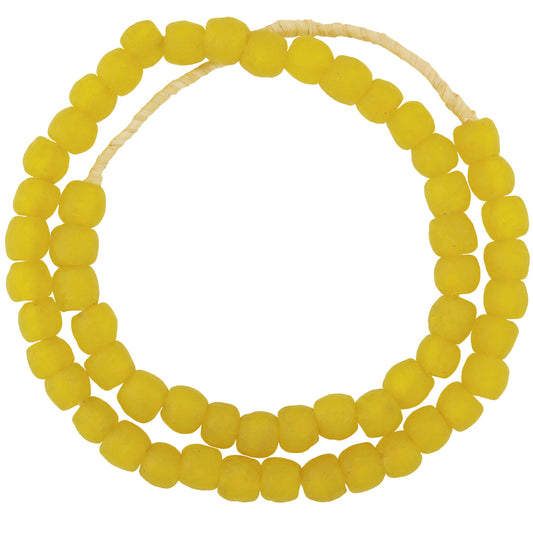 Exquisite Translucent Krobo Glass Beads - Recycled & Handmade