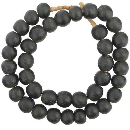 Beautiful Large Bottle Glass Beads - Translucent African Trade Beads