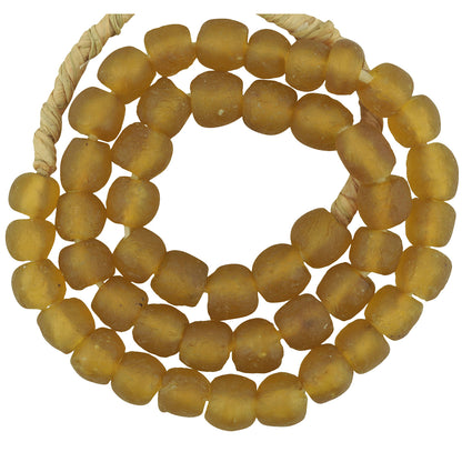 Authentic African Trade Beads - Translucent Krobo Glass Beads