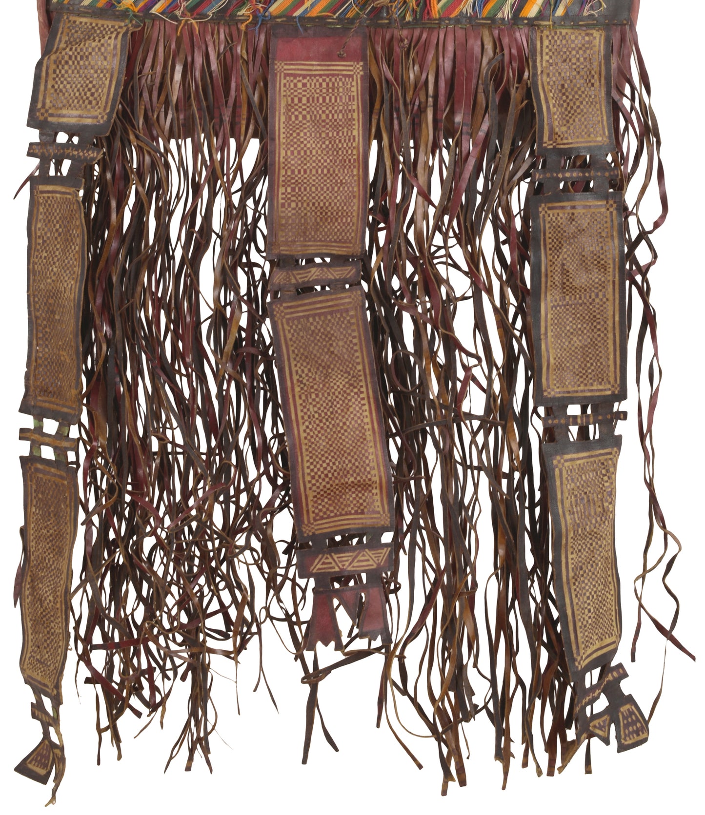 Authentic Tuareg Leather Sahara Nomad Bag – Ethnic Handcrafted Panel