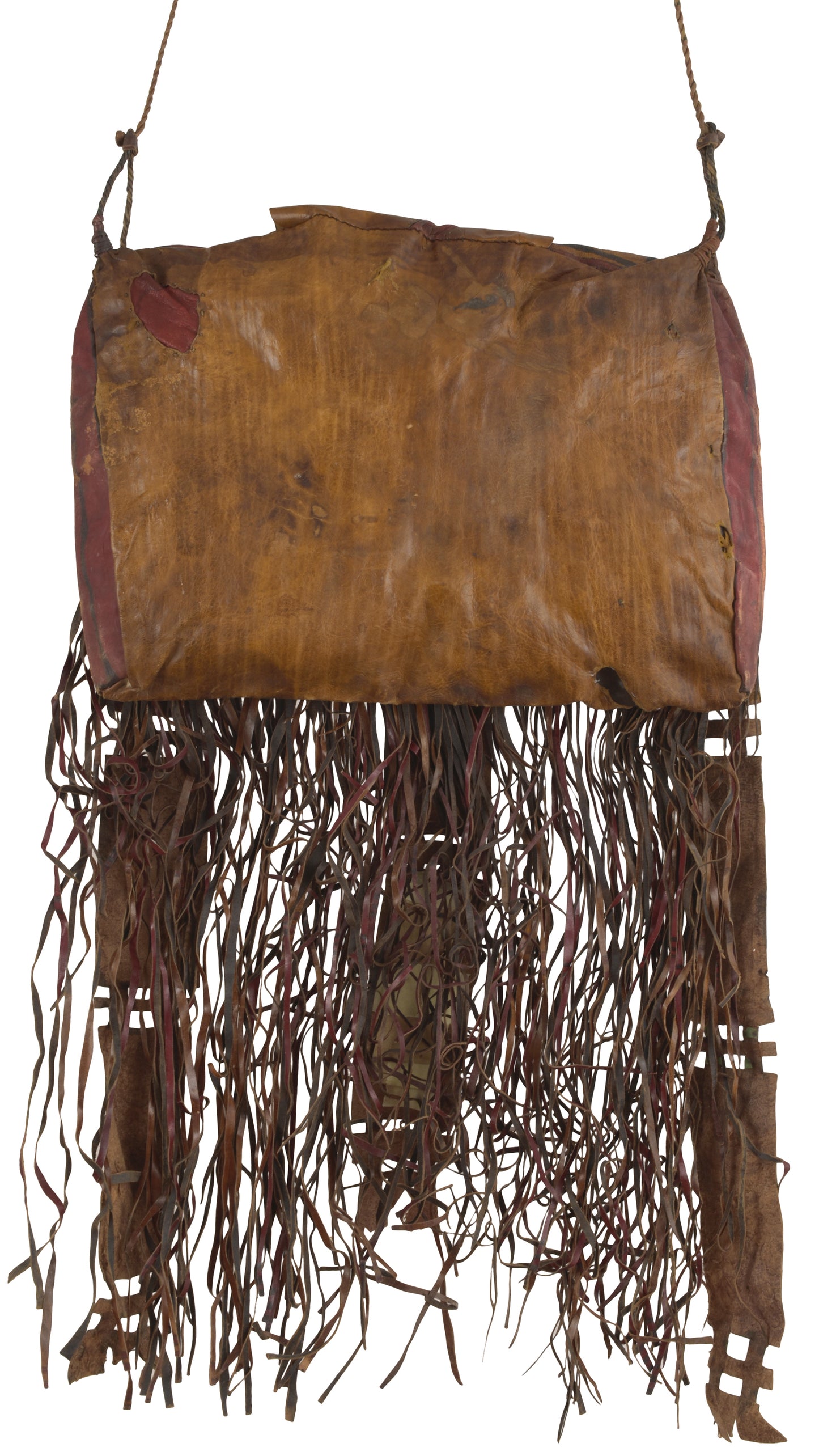 Authentic Tuareg Leather Sahara Nomad Bag – Ethnic Handcrafted Panel
