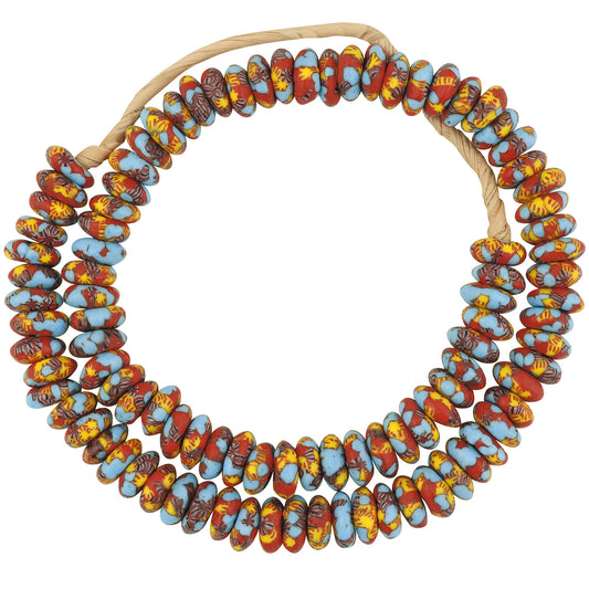 African Trade Beads: Fused Recycled Glass Beads From Ghana
