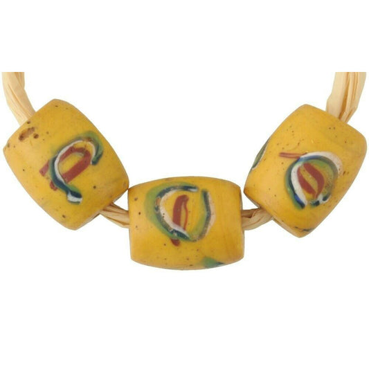Rare Antique Eye Fancy Venetian Lampwork Glass Trade Beads