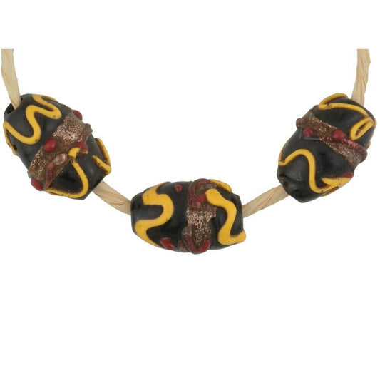 Antique Venetian Lampwork Wedding Cake Glass Trade Beads