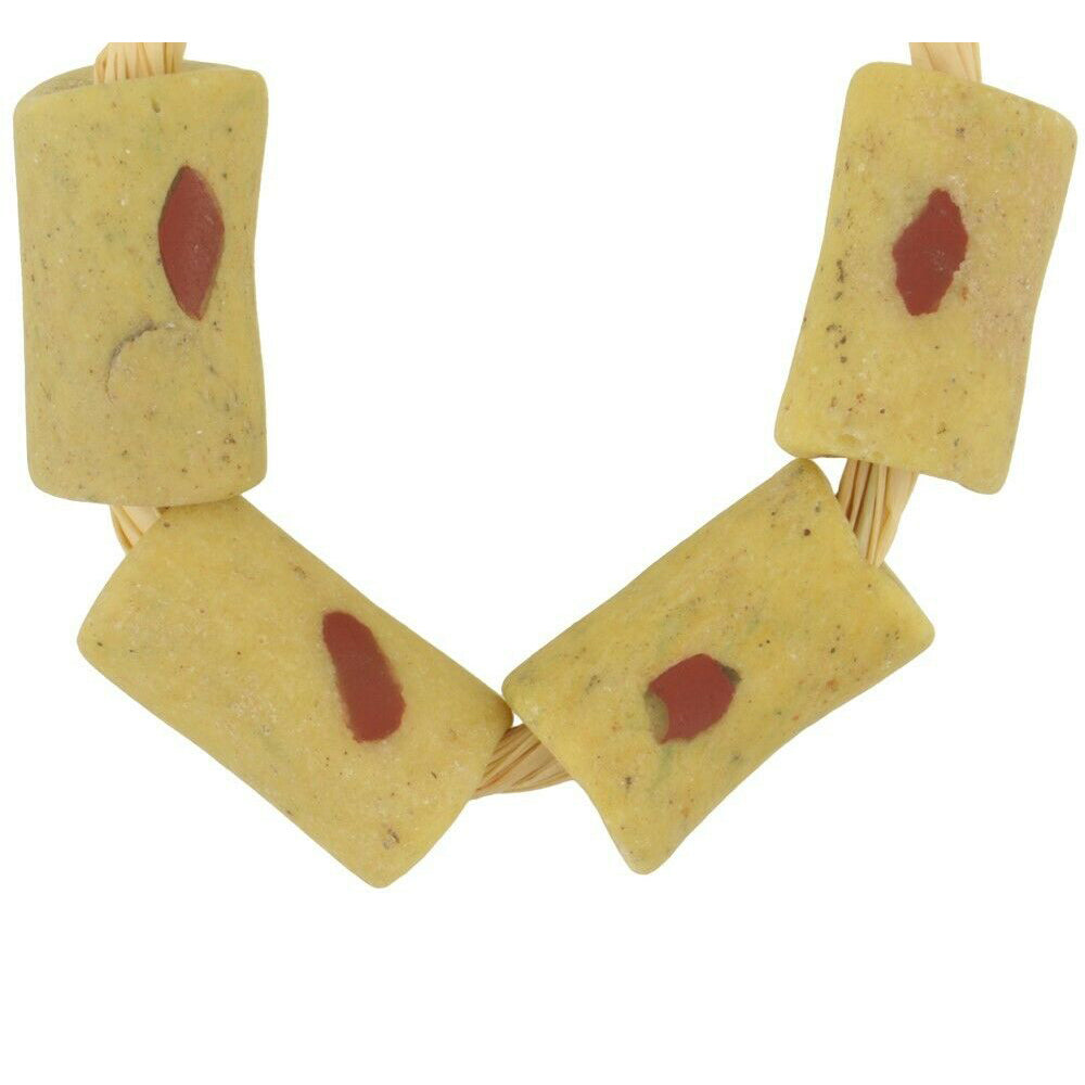 Authentic Old Akoso Powder Glass Beads Antique African Trade Ethnic Jewelry