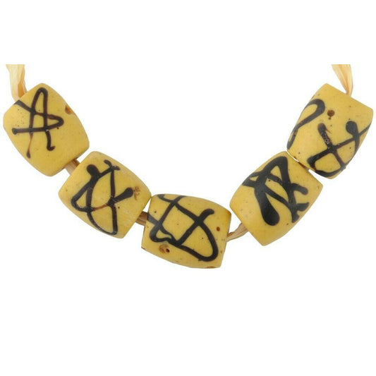 Antique Venetian "Akoso" Fancy Wound Glass African Trade Beads
