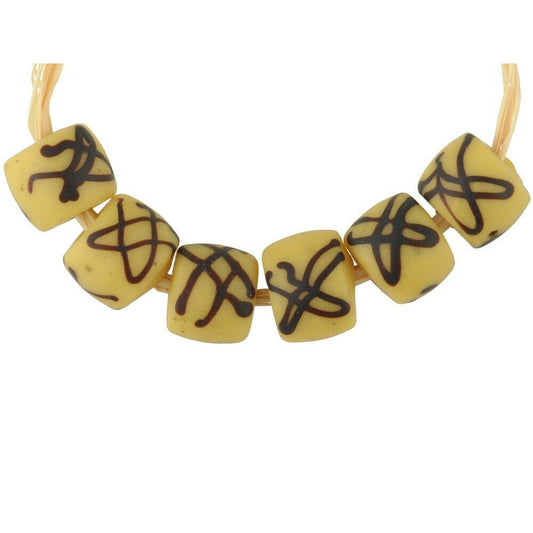 Antique Akoso Venetian Glass Trade Beads - African Wound Lampwork
