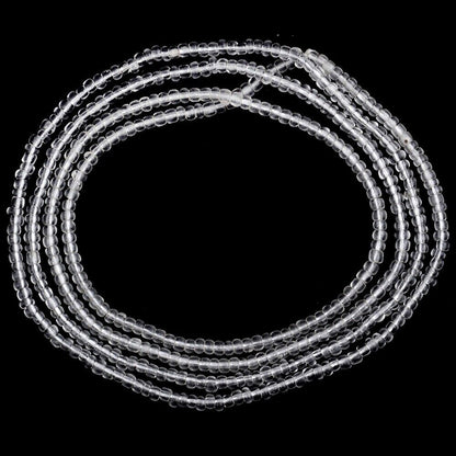 Unique 2 mm Translucent Old Venetian Seed Beads Strand – Excellent Condition