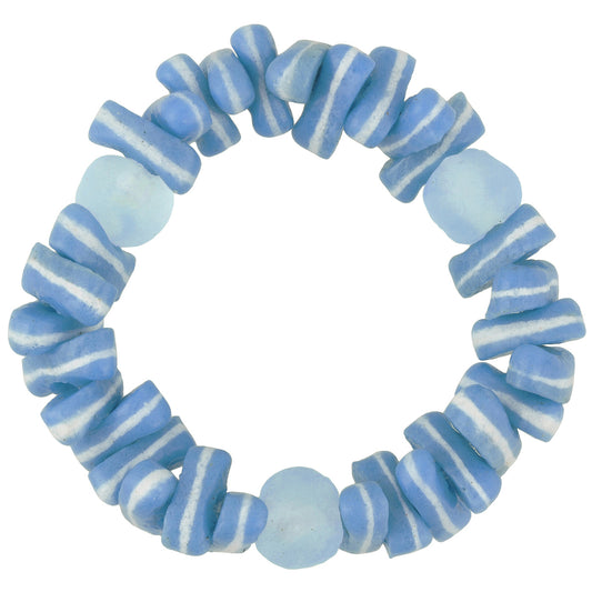 Beaded Bracelet - Handmade African Glass Beads Jewelry